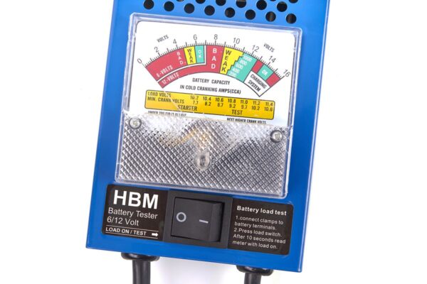 HBM Professionele Accu Tester 100 AMP, 6-12 V, 20-100 Ah - Afbeelding 3