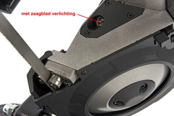 HBM 1100 Watt Draagbare Variabele en Afneembare Metaallintzaag - Afbeelding 7