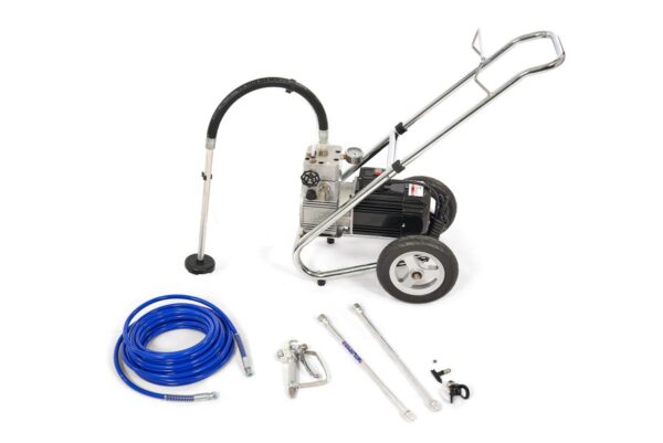 HBM Hogedruk Airless Spuitmachine Verfspuit Wandspuitmachine Set 1500 Watt - Afbeelding 3