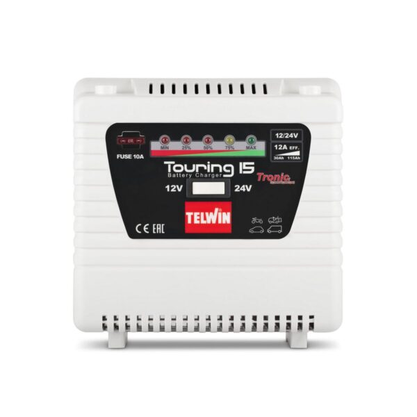 Telwin acculader Touring 15 230V 12V/24V - Afbeelding 3