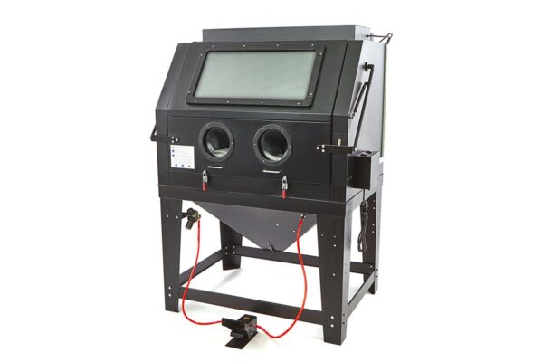 HBM SBC 990 Straalcabine met Afzuiging, matzwart