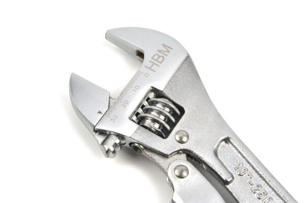 HBM 250 mm. Professionele Verstelbare Moersleutel Met Griptang Functie - Afbeelding 3