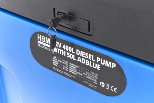 HBM 12 Volt 400 Liter dieselpomp met 50 Liter Adblue - Afbeelding 23