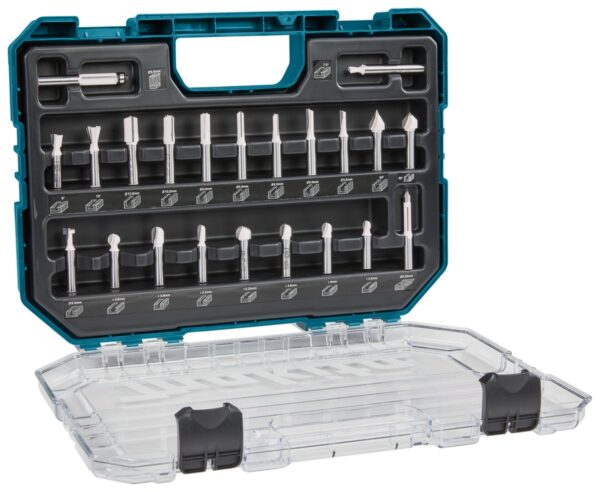 Makita freesset 8 mm, 22-delig, D-74784 - Afbeelding 4