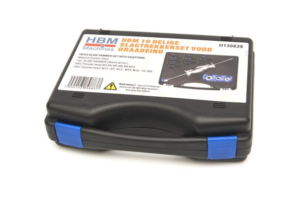 HBM slagtrekkerset voor draadeind 10-delig - Afbeelding 9