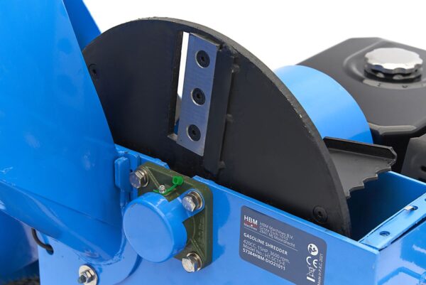 HBM Professionele 4 Takt 15 PK - 420 cc Benzine Hakselaar - Houtversnipperaar met Electrische Start - Afbeelding 12