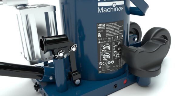 HBM pneumatische potkrik 50 ton verrijdbaar - Image 4