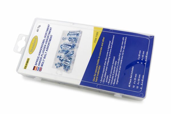 HBM 40 Delig Ankerpluggen, Hollewand Pluggenset - Afbeelding 3