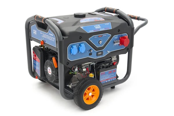 HBM 3.800W generator met 389 cc benzinemotor, 400V/230V/12V
