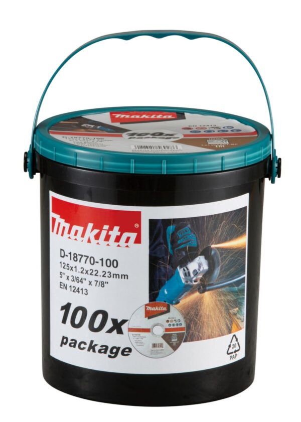 Makita doorslijpschijf RVS 100 stuks D-18770-100