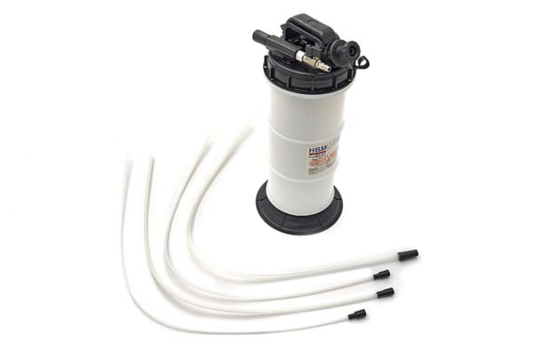 HBM 6 Liter Professionele Handmatige en Pneumatische Vloeistofpomp Inclusief 4 Vloeistofslangen