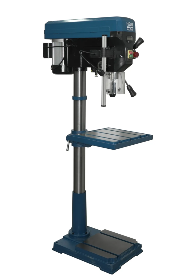 HBM 32 mm Kolomboormachine Vloermodel Met Digtale Uitlezing 230 Volt - Afbeelding 3