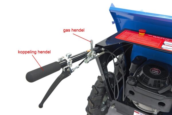 HBM 250 KG Mini Dumper met Kiepbak 6.5 PK - 196cc - Afbeelding 11
