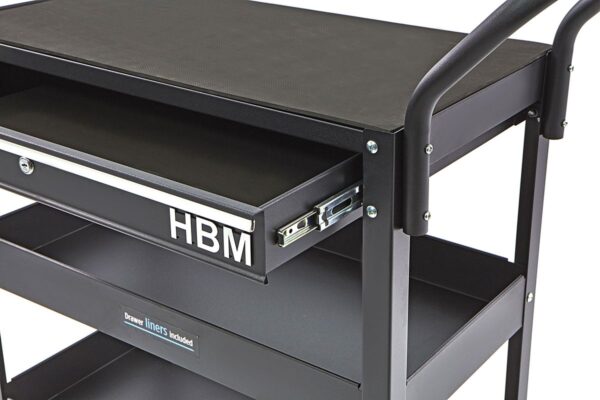 HBM Deluxe 3 Laags Universele Gereedschapswagen Met La en Rek - Image 3