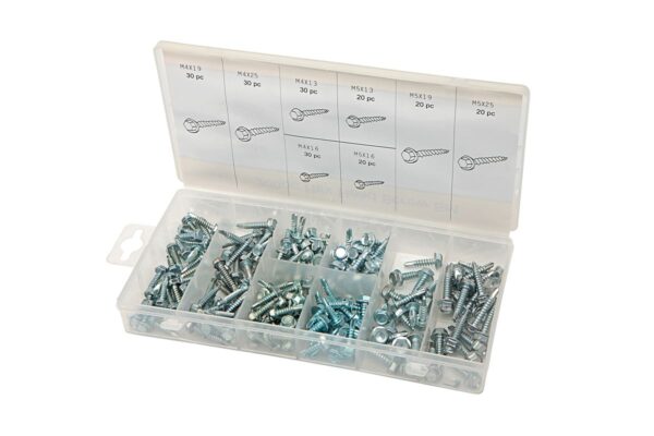 HBM 200 Delig Zelftappende Schroeven Assortiment
