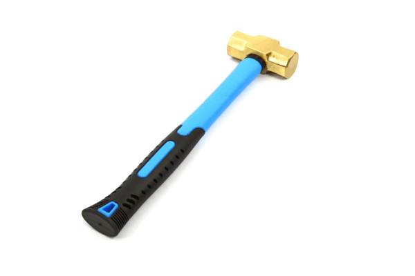 HBM 500 Gram Messing Hamer met Anti Slip Fiberglas Steel