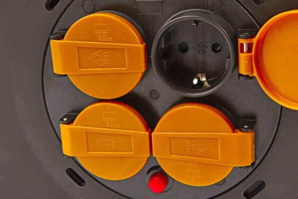 Relectric Professionele 40 Meter IP44 kabelhaspel,Stroomhaspel 3x2,5 mm - Afbeelding 2