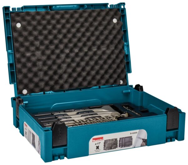 Makita betonboor-/beitelset 17 delig SDS+ B-52059 - Afbeelding 2
