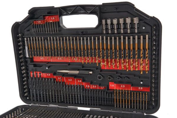 HBM 246 Delige Bitset Compleet Inclusief Metaalboren, Houtboren, Speedboren en Gatzagen - Afbeelding 3