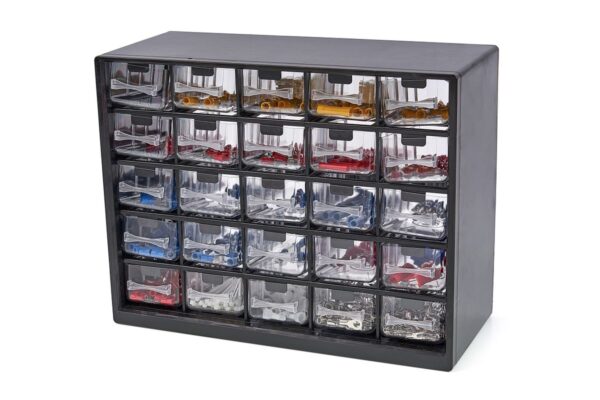 HBM 1012 Delig Kabelschoen Assortiment in 25 Laden Ladenkast