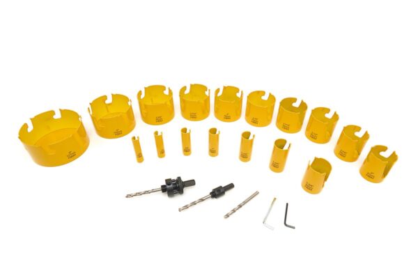 HBM Professionele 17 Delige Multi Materiaal TCT Diamanten Gatzagenset - Image 3
