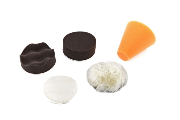 HBM 5 Delige 75 mm Polijstset voor Polijst, Schuurmachine op Accu