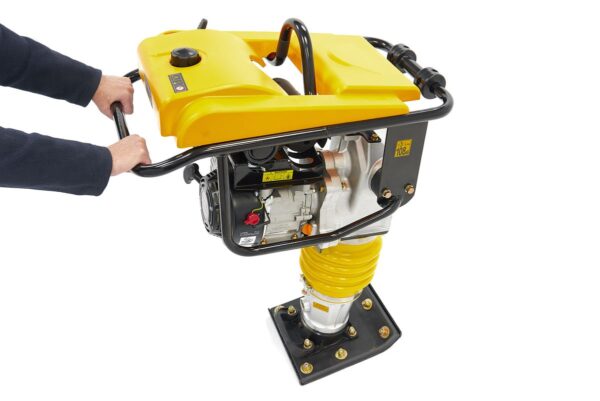 HBM Professionele 6.5 PK Trilplaat, Vibratie Stamper Inclusief Wiel set en Motor Deksel - Afbeelding 11