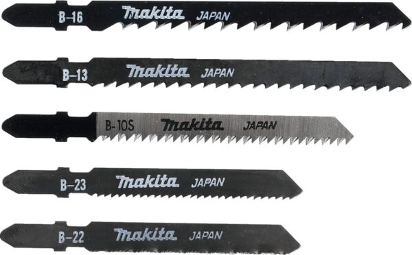 Makita 5 Delig Decoupeerzaagbladen Set voor Hout, Metaal en Kunststof