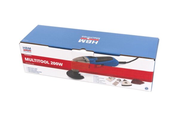 HBM Multitool 200W - Roterend / Oscillerend - incl. Accessoires - Afbeelding 7