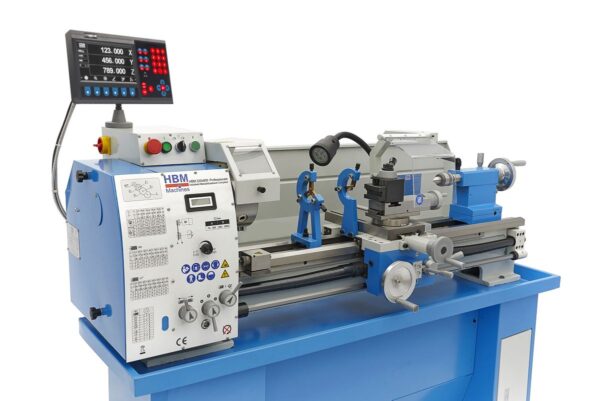 HBM 320 x 900 DRO Professionele Variabele Metaaldraaibank Compleet met LCD Display - Afbeelding 9