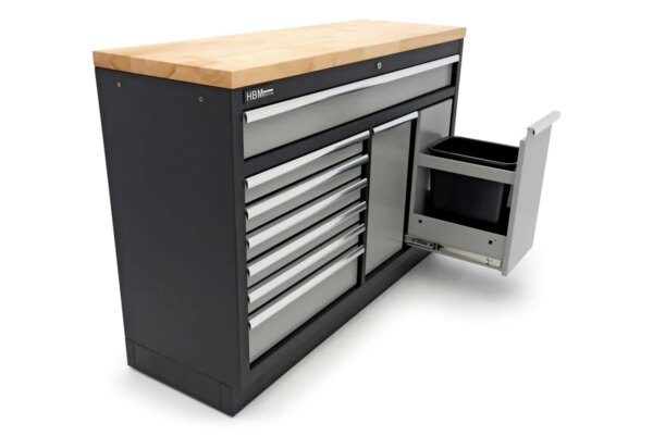 HBM 9 Laden 136 Cm. Professionele Gereedschapskast, Werkbank voor Werkplaatsinrichting - Image 6