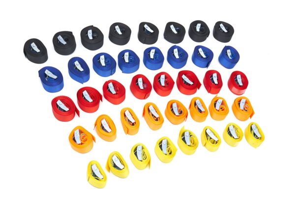HBM sterke spanbandenset 40 stuks - Afbeelding 5