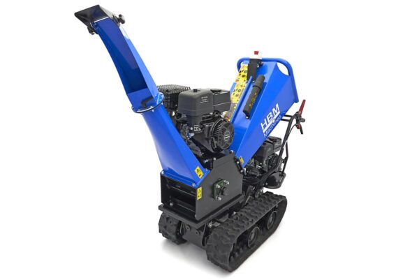 HBM Professionele 4 Takt 15 PK - 420 cc Benzine Hakselaar - Houtversnipperaar op Rupsbanden - Afbeelding 5