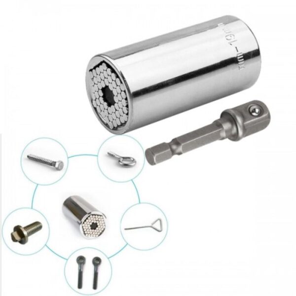 HBM Universele Dopsleutel - Doppenset - 9 mm t/m 21 mm - Gator Grip - Afbeelding 5