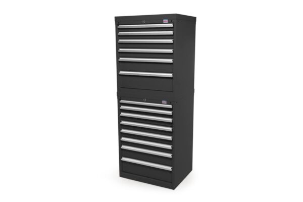 HBM 6 laden Profi Gereedschapskast 72 x 58 x 80 cm Zwart - Afbeelding 7