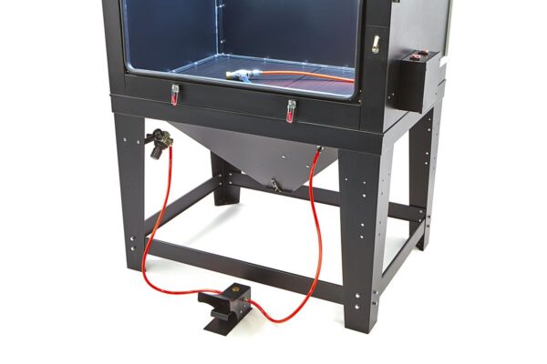 HBM SBC 990 Straalcabine met Afzuiging, matzwart - Image 4