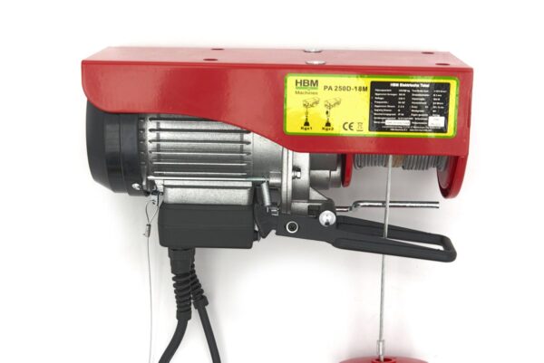 HBM 250 kg Elektrische Takel 18 meter - Afbeelding 5