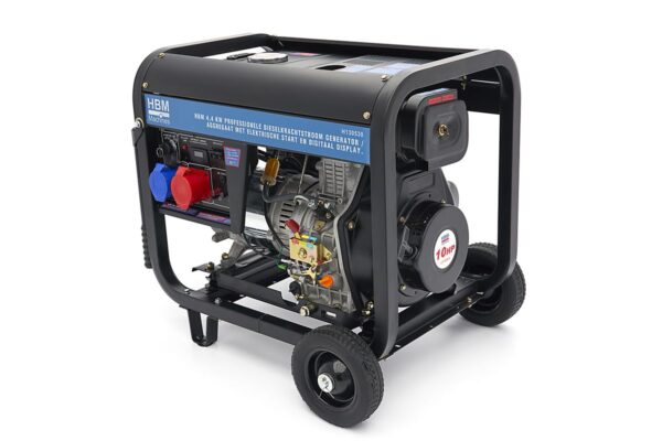 HBM 3000 Watt Generator, Aggregaat Met 418 cc Dieselkrachtstroom Motor, 400V / 230V - Afbeelding 4