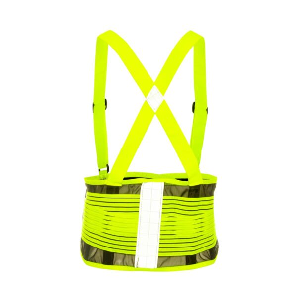 ToolPack elastische ruggesteun met riem hi-viz