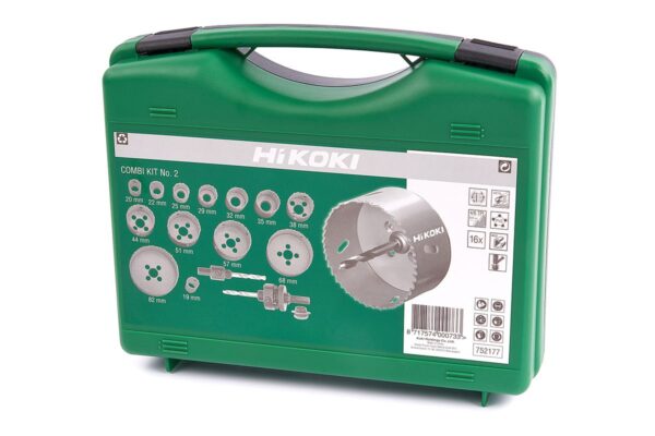 HiKOKI 752177 13 delige Gatzagenset in cassette - BI-Metaal - Afbeelding 4