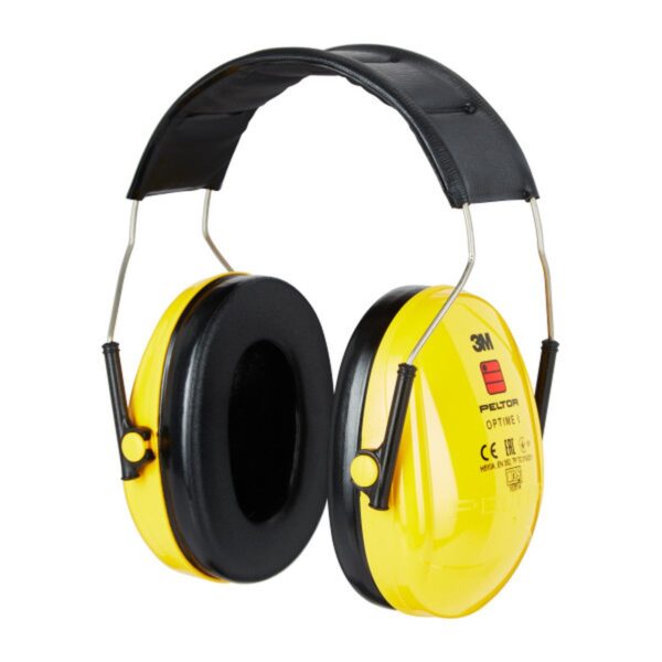 3M PELTOR Optime I Gehoorkappen, 27 dB, geel, hoofdband, H510A-401-GU - Afbeelding 2