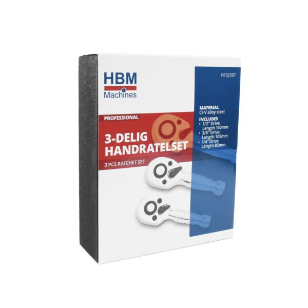 HBM 3 delige Handratelset - Afbeelding 4