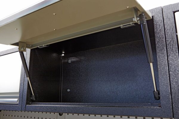 HBM professional modulair werkplaatssysteem, 16-delig, zwart grijs - Afbeelding 9