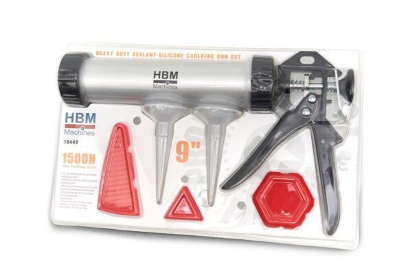 HBM 6 Delige Professionele Aluminium Kitspuit Set - Afbeelding 4