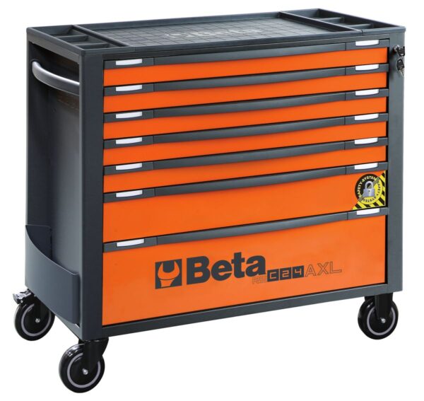 Beta gereedschapswagen RSC24AXL/7-O, 7 laden 103 cm , oranje