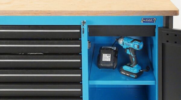 Hazet gevulde gereedschapswagen 115 cm, 230-delig, zwart blauw - Afbeelding 4
