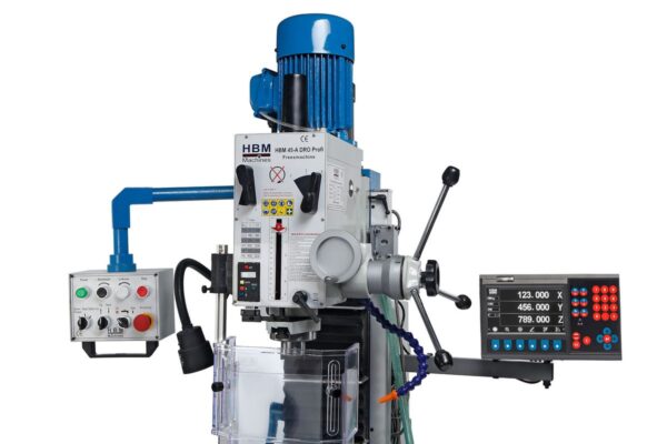 HBM BF 45 Freesmachine Met 3 Assig LCD Digitaal Uitleessysteem - 400 Volt - Afbeelding 4