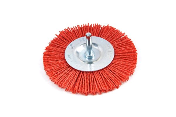 HBM 100 mm Nylon Borstel, Schuurborstel met 6 mm Opname