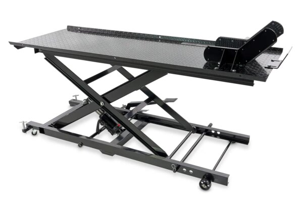 HBM 450 kg motorheftafel – hydraulisch, verstelbaar, antislip platform - Afbeelding 8
