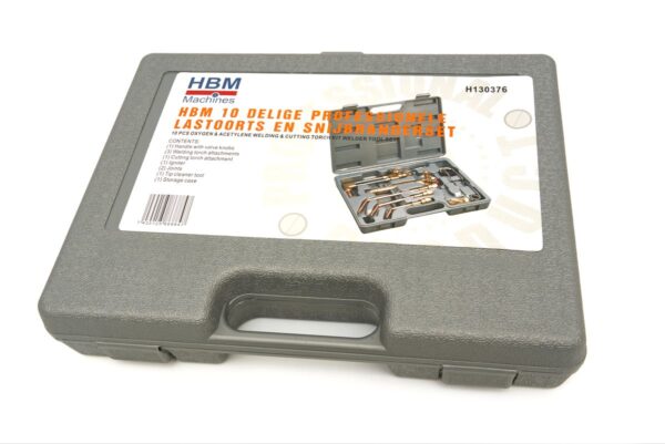 HBM 10 Delige Professionele Lastoorts en Snijbranderset - Afbeelding 10
